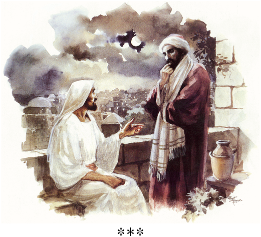 Jezus en Nicodemus